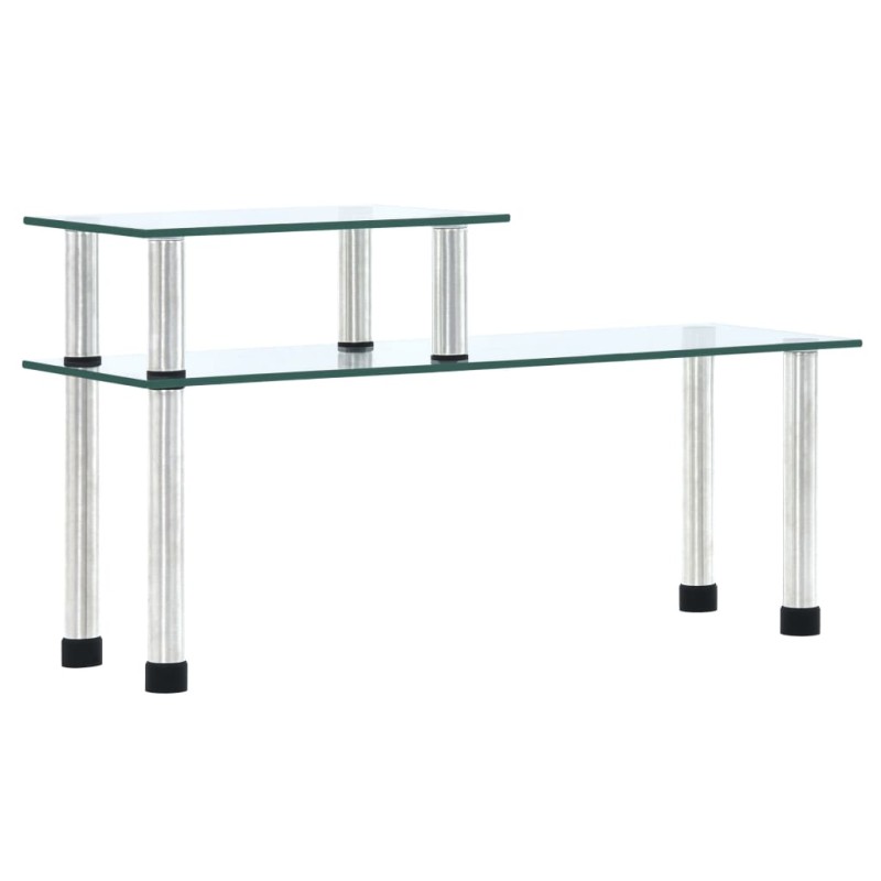 vidaXL Küchenregal Transparent 45×16×26 cm Hartglas vidaXL Küchenregal Transparent 45×16×26 cm Hartglas