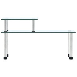 vidaXL Küchenregal Transparent 45×16×26 cm Hartglas
