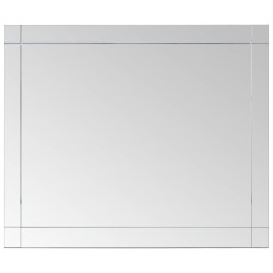 vidaXL Wandspiegel 80x60 cm Glas