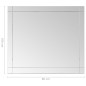 vidaXL Wandspiegel 100x60 cm Glas vidaXL Wandspiegel 100x60 cm Glas