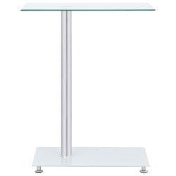 vidaXL Beistelltisch U-Form Transparent 45x30x58 cm Hartglas   