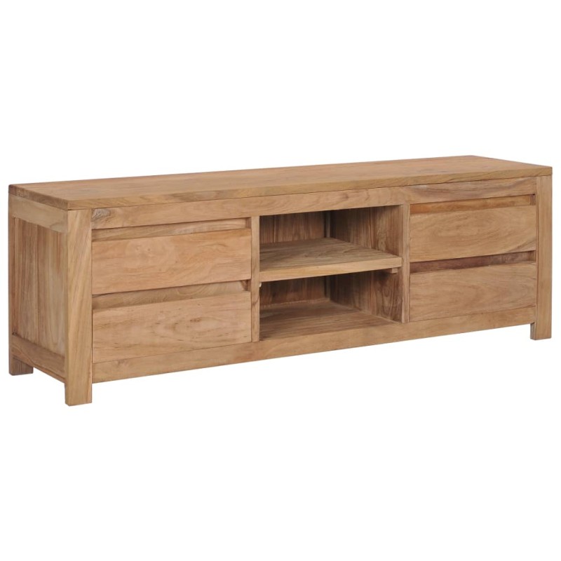 vidaXL TV-Schrank 115x30x40 cm Massivholz Teak vidaXL TV-Schrank 115x30x40 cm Massivholz Teak