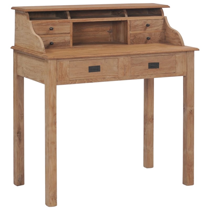 vidaXL Schreibtisch 90×50×100 cm Massivholz Teak vidaXL Schreibtisch 90×50×100 cm Massivholz Teak
