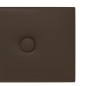 Wandpaneele 12 Stk. Braun 90x15 cm Kunstleder 1,62 m² Wandpaneele 12 Stk. Braun 90x15 cm Kunstleder 1,62 m²