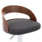 vidaXL Barhocker 2 Stk. Dunkelgrau Stoff und Bugholz vidaXL Barhocker 2 Stk. Dunkelgrau Stoff und Bugholz