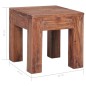 vidaXL Couchtisch 30x30x30 cm Altholz Massiv vidaXL Couchtisch 30x30x30 cm Altholz Massiv