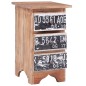 vidaXL Nachttisch 30x30x51 cm Altholz Massiv vidaXL Nachttisch 30x30x51 cm Altholz Massiv