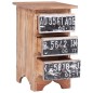 vidaXL Nachttisch 30x30x51 cm Altholz Massiv vidaXL Nachttisch 30x30x51 cm Altholz Massiv