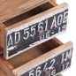 vidaXL Nachttisch 30x30x51 cm Altholz Massiv vidaXL Nachttisch 30x30x51 cm Altholz Massiv