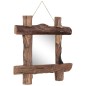 vidaXL Holzspiegel Natur 50x50 cm Altholz Massiv vidaXL Holzspiegel Natur 50x50 cm Altholz Massiv