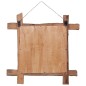 vidaXL Holzspiegel Natur 70x70 cm Altholz Massiv vidaXL Holzspiegel Natur 70x70 cm Altholz Massiv