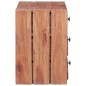 vidaXL Nachttisch mit 3 Schubladen 35x25x35 cm Altholz Massiv vidaXL Nachttisch mit 3 Schubladen 35x25x35 cm Altholz Massiv