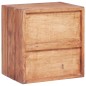 vidaXL Nachttisch mit 3 Schubladen 35x25x35 cm Altholz Massiv vidaXL Nachttisch mit 3 Schubladen 35x25x35 cm Altholz Massiv