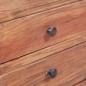 vidaXL Nachttisch mit 3 Schubladen 35x25x35 cm Altholz Massiv vidaXL Nachttisch mit 3 Schubladen 35x25x35 cm Altholz Massiv
