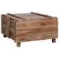 vidaXL Couchtisch 65x65x38 cm Altholz Massiv