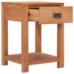 vidaXL Nachttisch 35×35×50  cm Massivholz Teak