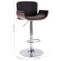 vidaXL Barhocker Schwarz Kunstleder vidaXL Barhocker Schwarz Kunstleder
