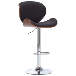 vidaXL Barhocker Schwarz Kunstleder