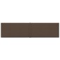 vidaXL Wandpaneele 12 Stk. Braun 60x15 cm Stoff 1,08 m² vidaXL Wandpaneele 12 Stk. Braun 60x15 cm Stoff 1,08 m²