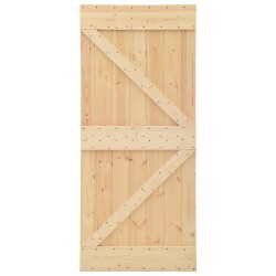 vidaXL Tür 90x210 cm Kiefer Massivholz 