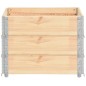 vidaXL Paletten-Aufsatzrahmen 3 Stk. 60x80 cm Kiefer Massivholz vidaXL Paletten-Aufsatzrahmen 3 Stk. 60x80 cm Kiefer Massivholz
