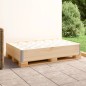 vidaXL Paletten-Aufsatzrahmen 80×120 cm Kiefern-Massivholz vidaXL Paletten-Aufsatzrahmen 80×120 cm Kiefern-Massivholz