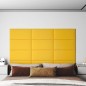 Wandpaneele 12 Stk. Gelb 60x30 cm Samt 2,16 m² Wandpaneele 12 Stk. Gelb 60x30 cm Samt 2,16 m²
