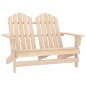 vidaXL Adirondack-Gartenbank 2-Sitzer Massivholz Tanne vidaXL Adirondack-Gartenbank 2-Sitzer Massivholz Tanne