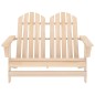 vidaXL Adirondack-Gartenbank 2-Sitzer Massivholz Tanne vidaXL Adirondack-Gartenbank 2-Sitzer Massivholz Tanne