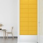 Wandpaneele 12 Stk. Gelb 60x30 cm Samt 2,16 m² Wandpaneele 12 Stk. Gelb 60x30 cm Samt 2,16 m²