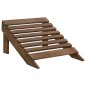 vidaXL 2-Sitzer Adirondack-Gartenbank mit Fußstütze Tannenholz Braun vidaXL 2-Sitzer Adirondack-Gartenbank mit Fußstütze Tannenholz Braun
