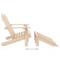 vidaXL Adirondack-Gartenbank 2-Sitzer mit Fußteil Tannenholz vidaXL Adirondack-Gartenbank 2-Sitzer mit Fußteil Tannenholz