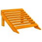 vidaXL 2-Sitzer Adirondack-Gartenbank mit Fußstütze Tannenholz Orange vidaXL 2-Sitzer Adirondack-Gartenbank mit Fußstütze Tannenholz Orange