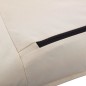 vidaXL Sonnenliege Klappbar Oxford-Gewebe Cremeweiß vidaXL Sonnenliege Klappbar Oxford-Gewebe Cremeweiß