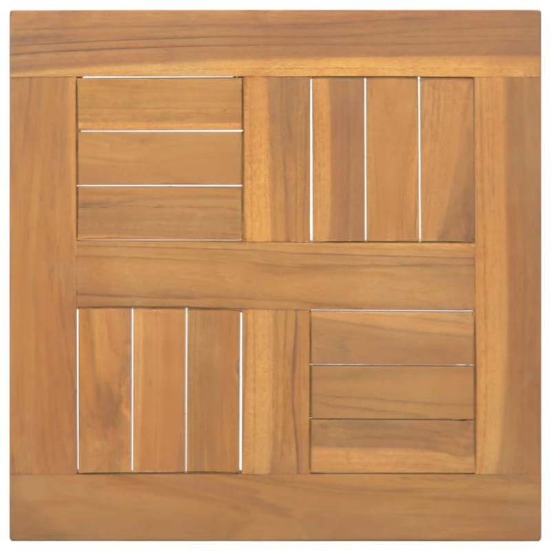vidaXL Tischplatte Quadratisch 40x40x2,5 cm Massivholz Teak vidaXL Tischplatte Quadratisch 40x40x2,5 cm Massivholz Teak