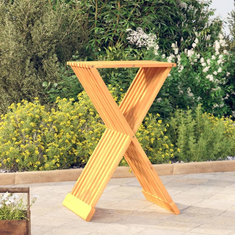 vidaXL Klapphocker 40x32,5x70 cm Massivholz Teak vidaXL Klapphocker 40x32,5x70 cm Massivholz Teak