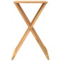 vidaXL Klapphocker 40x32,5x70 cm Massivholz Teak vidaXL Klapphocker 40x32,5x70 cm Massivholz Teak