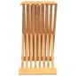 vidaXL Klapphocker 40x32,5x70 cm Massivholz Teak vidaXL Klapphocker 40x32,5x70 cm Massivholz Teak