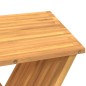 vidaXL Klapphocker 40x32,5x70 cm Massivholz Teak vidaXL Klapphocker 40x32,5x70 cm Massivholz Teak