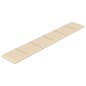 Wandpaneele 12 Stk. Creme 90x15 cm Stoff 1,62 m² Wandpaneele 12 Stk. Creme 90x15 cm Stoff 1,62 m²