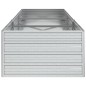 vidaXL Garten-Hochbeet 240x80x45 cm Verzinkter Stahl Silber vidaXL Garten-Hochbeet 240x80x45 cm Verzinkter Stahl Silber
