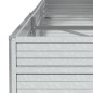 vidaXL Garten-Hochbeet 240x80x45 cm Verzinkter Stahl Silber vidaXL Garten-Hochbeet 240x80x45 cm Verzinkter Stahl Silber