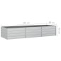 vidaXL Garten-Hochbeet 240x80x45 cm Verzinkter Stahl Silber vidaXL Garten-Hochbeet 240x80x45 cm Verzinkter Stahl Silber