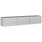 vidaXL Garten-Hochbeet 240x40x45 cm Verzinkter Stahl Silber vidaXL Garten-Hochbeet 240x40x45 cm Verzinkter Stahl Silber