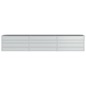 vidaXL Garten-Hochbeet 240x40x45 cm Verzinkter Stahl Silber vidaXL Garten-Hochbeet 240x40x45 cm Verzinkter Stahl Silber