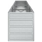 vidaXL Garten-Hochbeet 240x40x45 cm Verzinkter Stahl Silber vidaXL Garten-Hochbeet 240x40x45 cm Verzinkter Stahl Silber