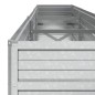 vidaXL Garten-Hochbeet 240x40x45 cm Verzinkter Stahl Silber vidaXL Garten-Hochbeet 240x40x45 cm Verzinkter Stahl Silber