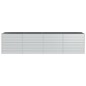 vidaXL Garten-Hochbeet 320x80x77 cm Verzinkter Stahl Silber vidaXL Garten-Hochbeet 320x80x77 cm Verzinkter Stahl Silber
