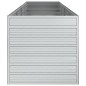 vidaXL Garten-Hochbeet 320x80x77 cm Verzinkter Stahl Silber vidaXL Garten-Hochbeet 320x80x77 cm Verzinkter Stahl Silber