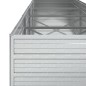 vidaXL Garten-Hochbeet 320x80x77 cm Verzinkter Stahl Silber vidaXL Garten-Hochbeet 320x80x77 cm Verzinkter Stahl Silber